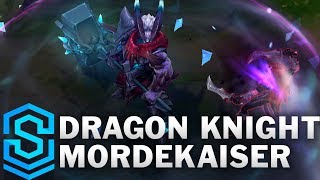 Dragon Knight Mordekaiser 2019 Skin Spotlight  League of Legends [upl. by Reteip]