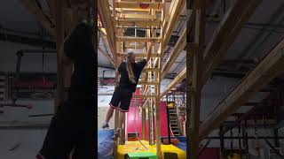 The ULTIMATE Grip Strength Test 😱 ninjawarrior rockclimbing [upl. by Enirehtakyram202]