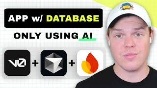 Build an app with a backend using AI in 19 min V0 Cursor AI Claude AI Firebase [upl. by Stan]