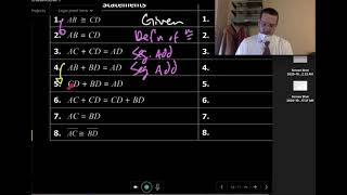 Segment Proofs Geometry 2 Column Proofs Midpoint amp Segment Addition [upl. by Asiul670]