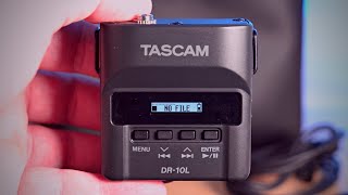 The PERFECT Value Lav Microphone  Tascam DR10L Review [upl. by Kelvin]