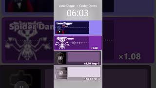 Lone Digger Mashup shorts lonedigger spiderdance mashup music memes meme [upl. by Hgeilhsa]