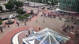 Jhené Aiko fans LIVE Outside Prudential Center [upl. by Hector]