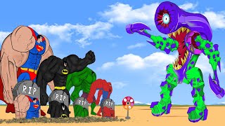 Team HulkSpiderManSuperman rescue HulkBaby from the evolution the Hammer monsterEvolution Mystery [upl. by Kinsman798]