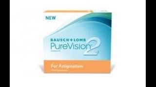 PureVision 2 HD for astigmatism contact lenses [upl. by Ramah]