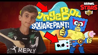 SHOPPO TUTTO IL PASS DI SPONGEBOB STAGIONE 30 BRAWL STARS [upl. by Afatsum202]