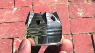 The CONE ZONE Denatured alcohol Stove [upl. by Nimajnab140]