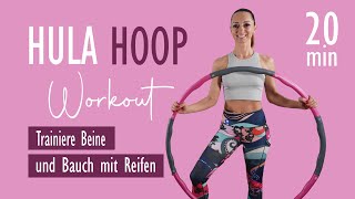 Hula Hoop Workout für Beine und Bauch  Bauch Fatburner  Schlanke Taille  Katja Seifried [upl. by Kilam]