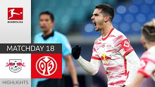 RB Leipzig  1 FSV Mainz 05 41  Highlights  Matchday 18 – Bundesliga 202122 [upl. by Kwon]