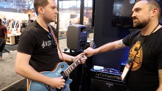 Playing THE FORBIDDEN RIFF in a Huge Guitar Store [upl. by Olemrac]