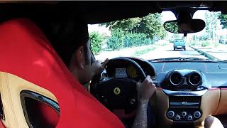 Ferrari 599 GTB Fiorano Test Drive Maranello [upl. by Mahmud]