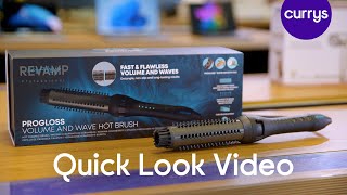 REVAMP Progloss Volume amp Wave Hot Brush  Quick Look [upl. by Grethel]