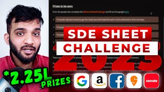 Strivers SDE SHEET CHALLENGE 2023  225L Worth Prizes  Sheet for Interviews [upl. by Vivien]