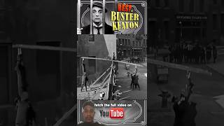 Buster Keaton Ladder Stunt 😄😳charliechaplin shorts funny charliechaplin movie [upl. by Aselehc]