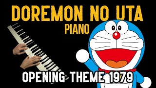 Doraemon Theme Song  Piano Solo [upl. by Enelrac]