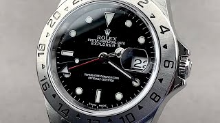 Rolex Explorer II 16570 Rolex Watch Review [upl. by Rickert]