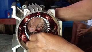 How to rewind Mindong motor15hp 2 phase 220vdodznb23809075850994 [upl. by Anatlus363]