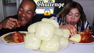 Massive Fufu Speed Eating Challenge [upl. by Ttehr]