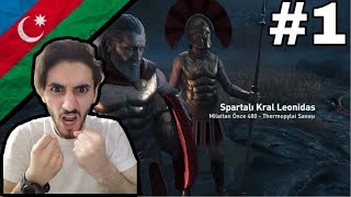 BİR SPARTA ƏFSANƏSİ  ASSASSINS CREED ODYSSEY  BÖLÜM 1 [upl. by Courtnay]