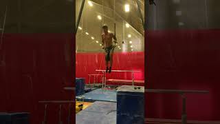 60 lbs weighted muscle up on rings [upl. by Avehsile]