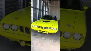 1971 Cuda Convertible 340 4 speed Restored [upl. by Nortyad]