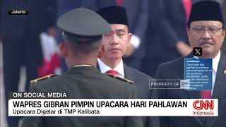 Wapres Gibran Pimpin Upacara Hari Pahlawan [upl. by Phedra]