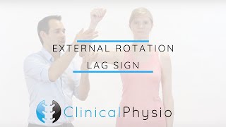 Shoulder External Rotation Lag Test for Rotator Cuff Tear  Clinical Physio Premium [upl. by Aneger]