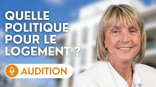 🔴 Audition de la ministre du logement sur sa feuille de route [upl. by Mae805]