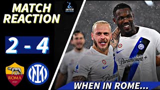 ROMA 24 INTER  LIVE FAN CHAT  REACTION W MATIJA [upl. by Rhianon]