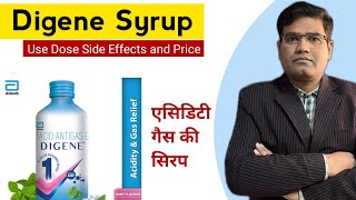 Digene Syrup Use Benefits Composition Dose Side Effects and Price in Hindi  Antacid Drug [upl. by Enitsuga731]