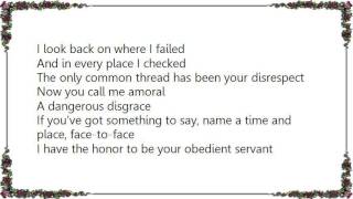 LinManuel Miranda  Your Obedient Servant Lyrics [upl. by Marten]