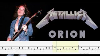 Metallica  Orion Bass Tabs By Chamis Bass [upl. by Adniral]