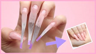 Trying Fiberglass Nails [upl. by Olim]