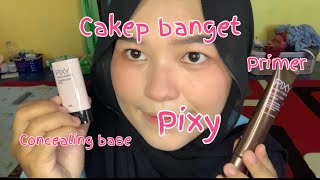 Review PIXY concealing base dan primer GILAa THE BEST PIXY sihhh [upl. by Ainnek201]