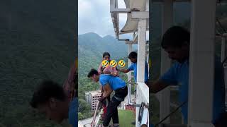 bungeejump bungee bungeejumping funny viral viralshort treanding [upl. by Yeliab337]