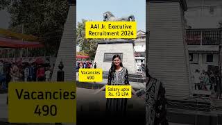 AAI Junior Executive Recruitment 2024 govtjobs aairecruitment2024 [upl. by Cordova843]