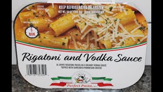 Pasquali Perfect Pasta Rigatoni amp Vodka Sauce Review [upl. by Tunk]