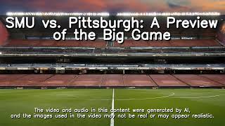 SMU vs Pittsburgh A Preview of the Big Game [upl. by Dalpe110]