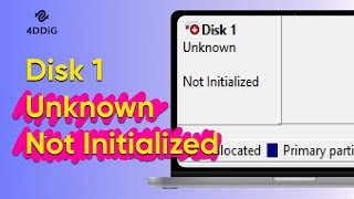 Disk 1 Unknown Not Initialized  How To Fix Disk 1 Unknown Not Initialized Issue Windows 11108 [upl. by Akirdnahs398]