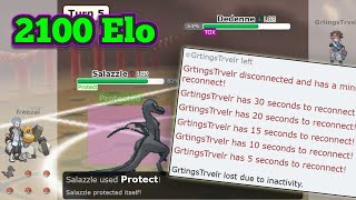 Salazzle Makes Opponent Rage Quit  Entering the Top 500 Pokemon Showdown Random Battles [upl. by Radmilla791]