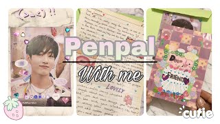 🌸 Penpal with me  cute kpop theme [upl. by Goddord]