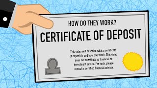 What are Certificates of Deposit CDs [upl. by Ecnahc]