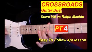 CROSSROADS DUEL  Pt 44  THE ENDING  Easy to follow guitar lesson [upl. by Airogerg356]