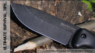 KaBar Becker BK2 Survival  Bushcraft Knife  REVIEW  Nearly Indestructible Tank of a Knife [upl. by Ayo]