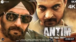 Antim The Final Truth Full Movie In Hindi  Salman Khan  New South Indian Movie Hindi 2023 [upl. by Adihahs]