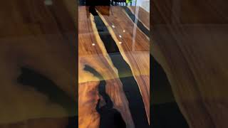 Dark Waters An Elegant UltraClear Epoxy River Table [upl. by Shipley309]