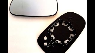 0309 Saab Mirror Glass ReplacementUpgrade [upl. by Ees]