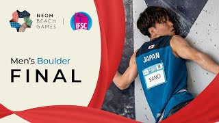 Mens Boulder final  NEOM Beach Games 2023 [upl. by Alecia535]