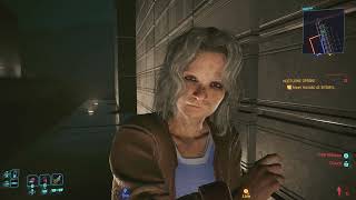 Cyberpunk 2077Strange lady saying strange things in a creepy voice at Columbarium [upl. by Schott]