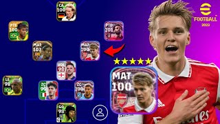 ØDEGAARD 100 SHOW TIME botando pra kitar sem dó efootball 2023 mobile [upl. by Osnerol]